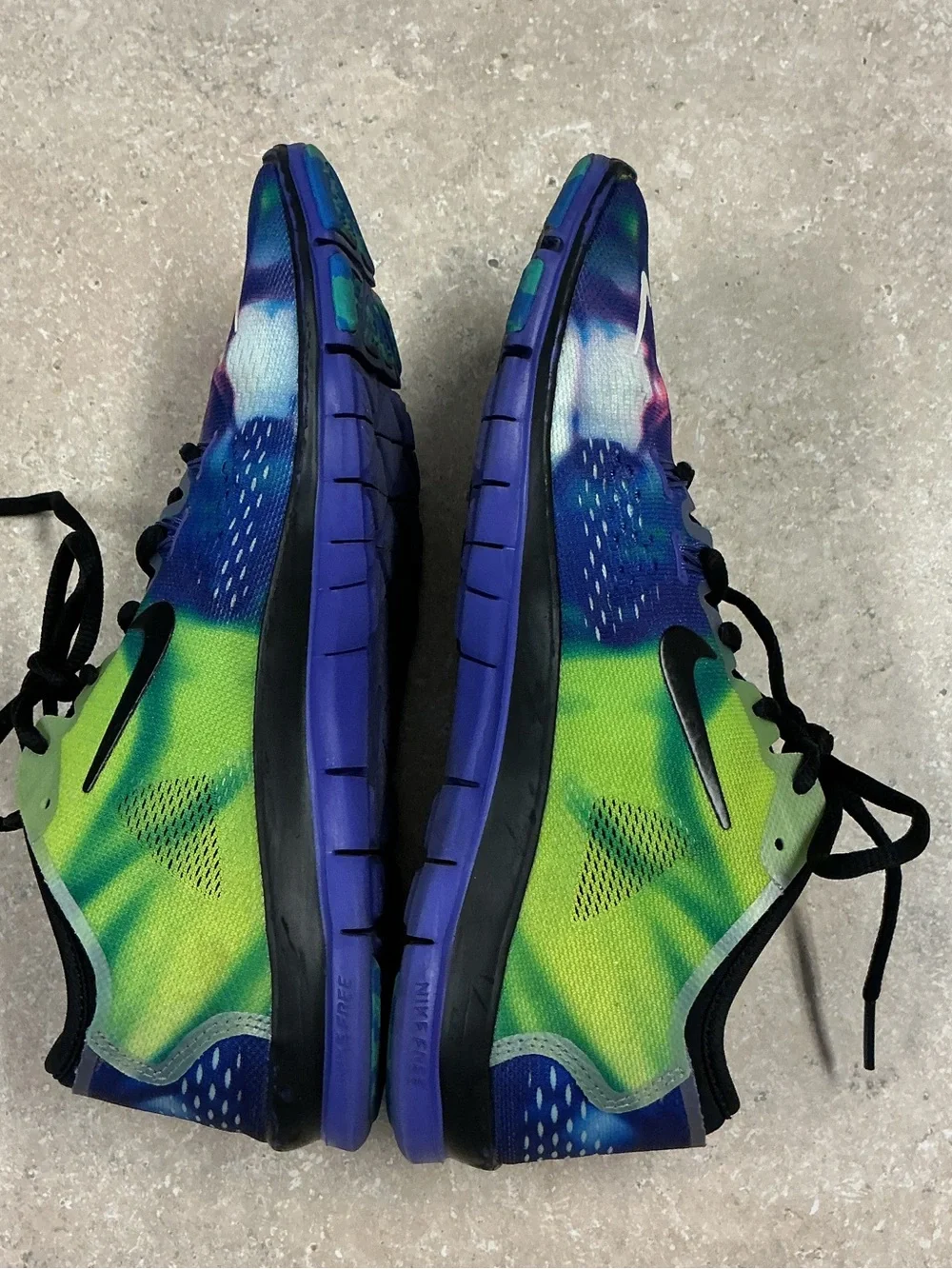 Nike Free TR Fit 4 5.0 SZ 9.5 Tie-dye Sneakers Womens Athletic Shoes